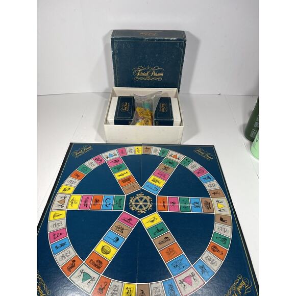 Trivial Pursuit Master Board Game Genus Edition Original Vintage 1981 Check Pict - Picture 7 of 10